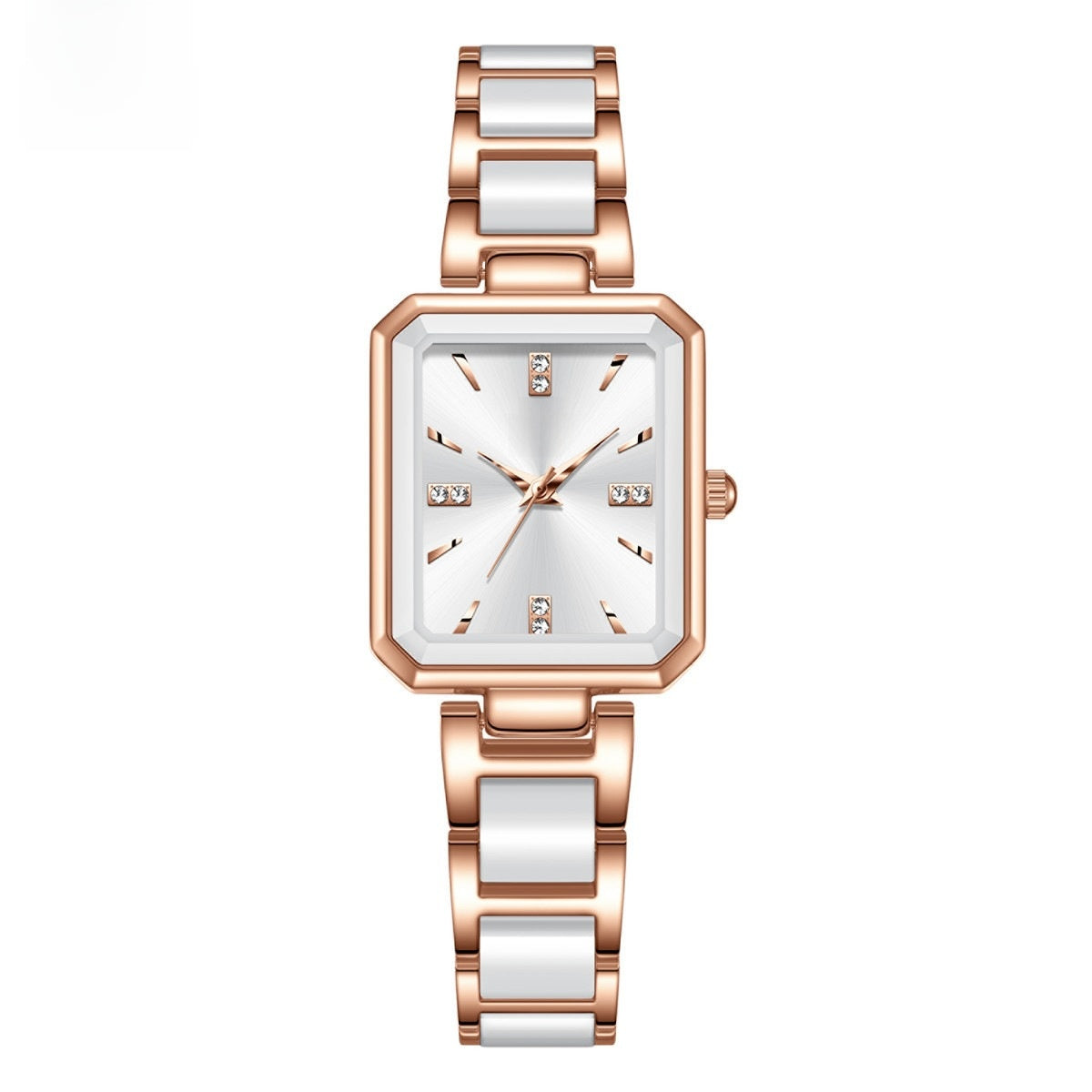 A luxurious square-shaped women's watch