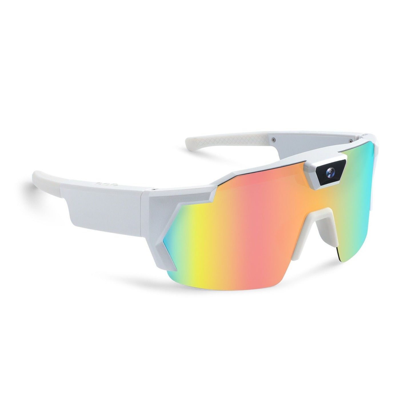 Intelligent camera-mounted cycling sunglasses