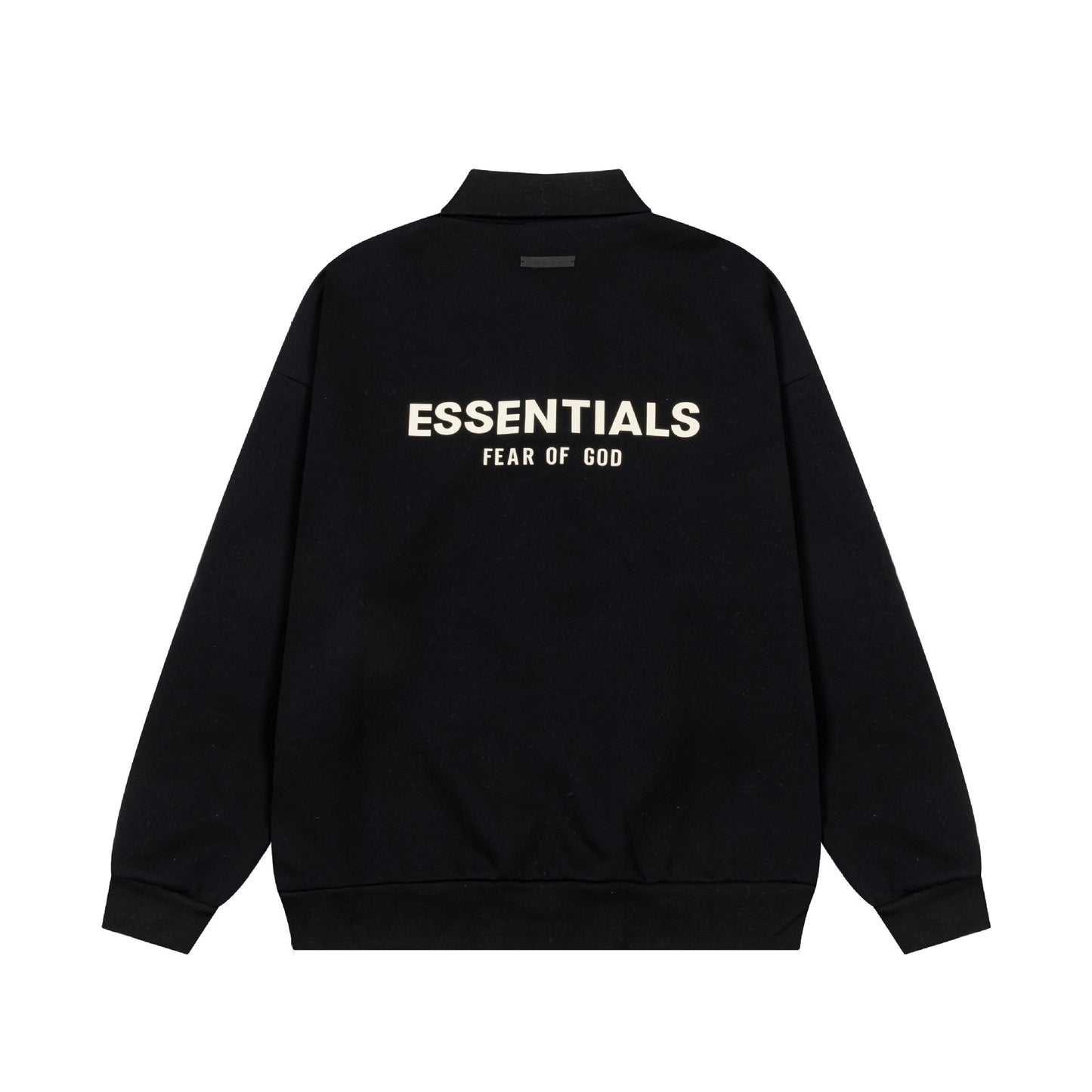 2025 Autumn And Winter New FOG Laminated Letter Plus Velvet Pullover Long-sleeved POLO Shirt For Men And Women, One Piece Wholesale