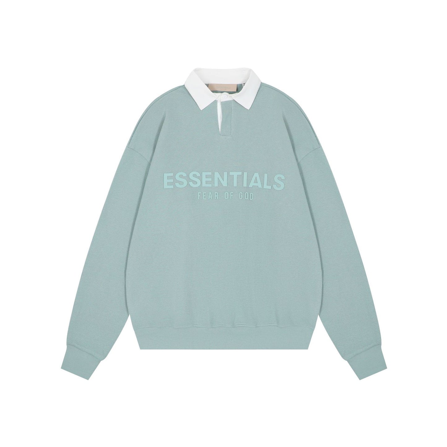 2023 Early Autumn New FOG Season 9 Thick Plate Letters Waffle POLO Collar Clothing