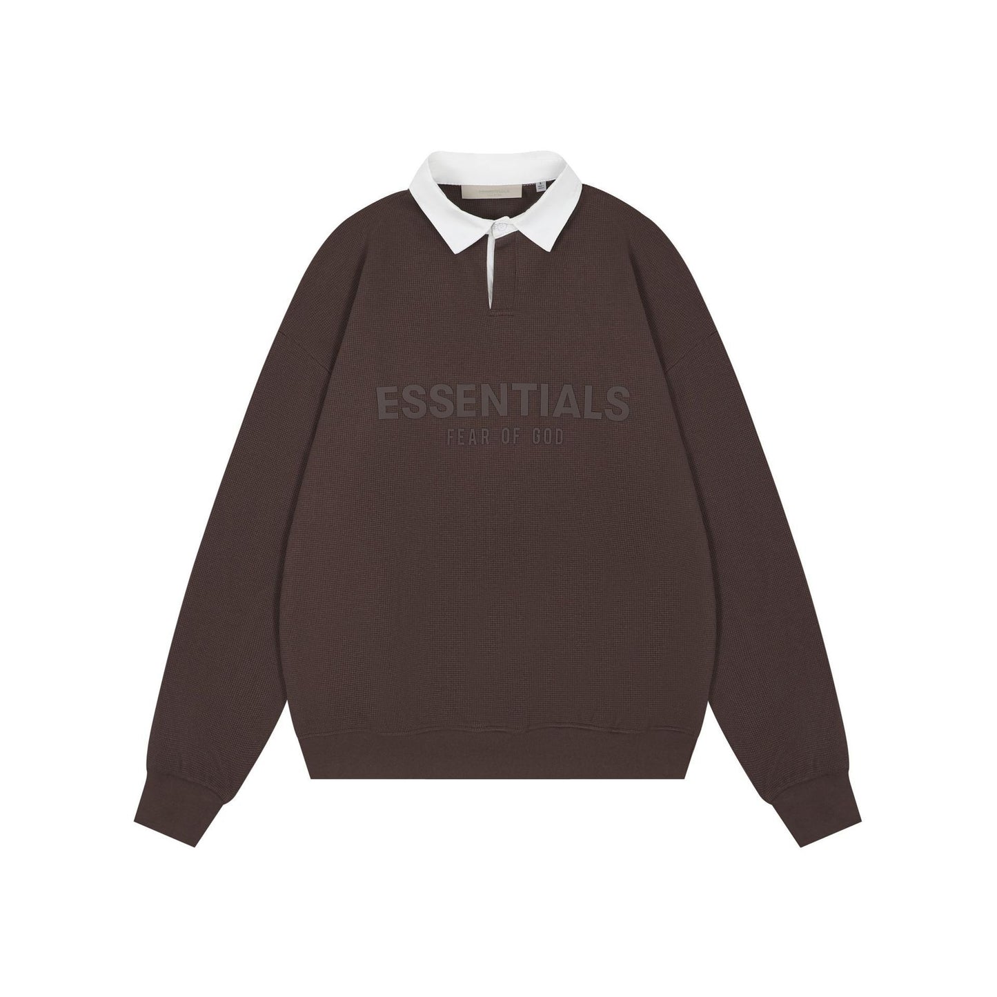 2023 Early Autumn New FOG Season 9 Thick Plate Letters Waffle POLO Collar Clothing