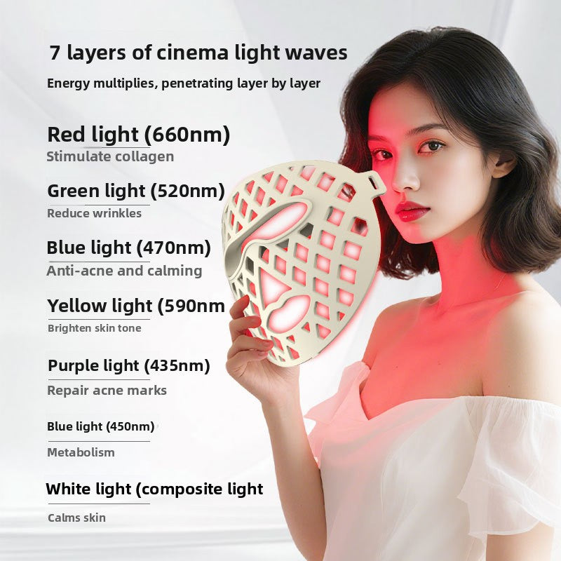 Multifunctional LED Photon Facial Mask Device